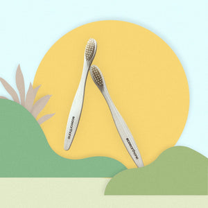 Kids Bamboo Toothbrush (pack of 2) EcoEarthOne