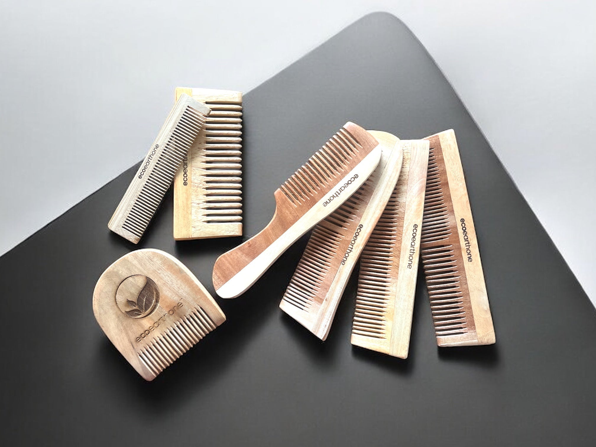 Neem Wood Combs Kit EcoEarthOne
