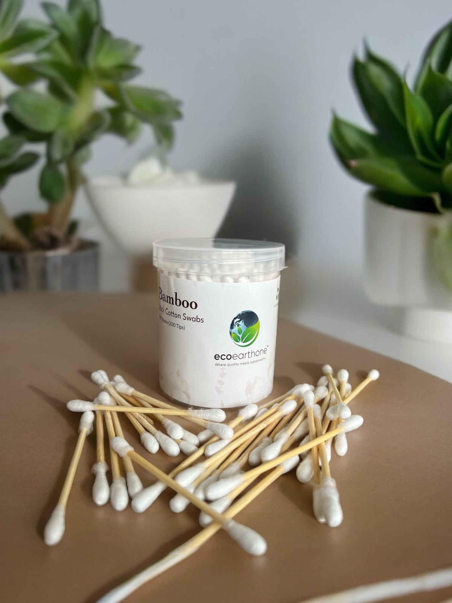 Bamboo Cotton Swabs (pack of 1) EcoEarthOne