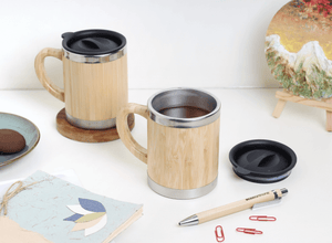 Bamboo Coffee mug (300ml)- (Pack Of 1) EcoEarthOne