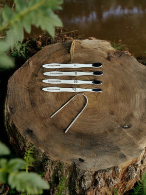 Bamboo Toothbrush & Tongue Cleaner – pack of 4 toothbrush and tongue cleaner EcoEarthOne