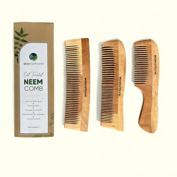 Neem Wood Comb (pack of 3)