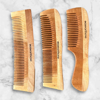 Neem Wood Comb (pack of 3) EcoEarthOne