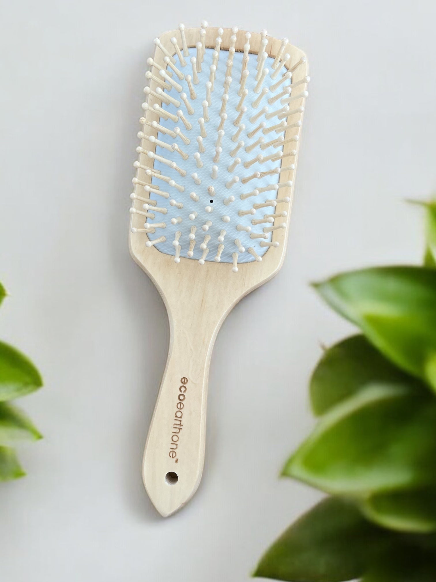 Bamboo Hair Brush – Natural Bristles EcoEarthOne
