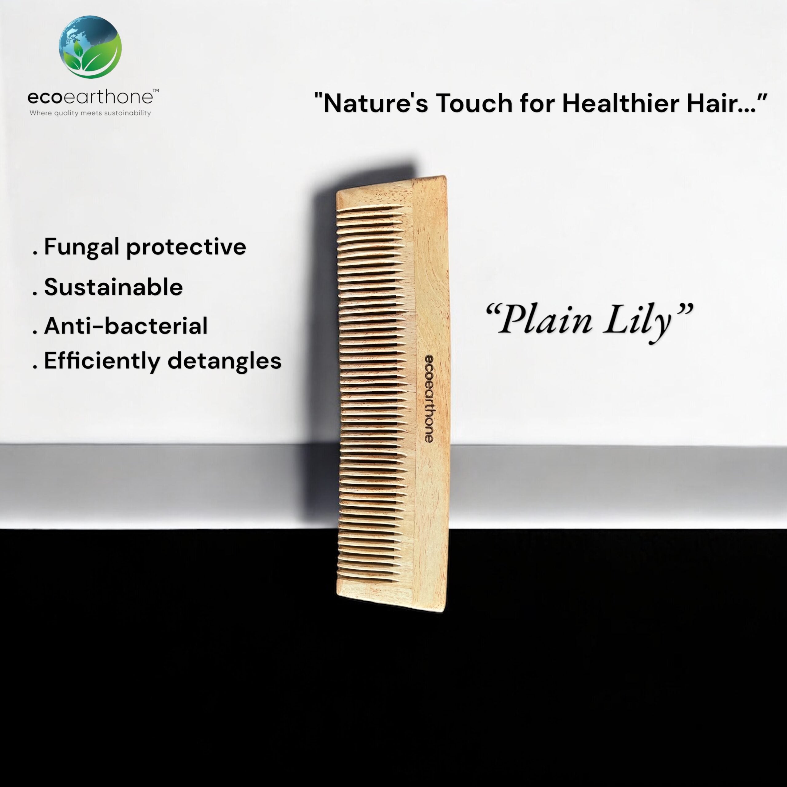 Neem Wood Comb (pack of 3) EcoEarthOne