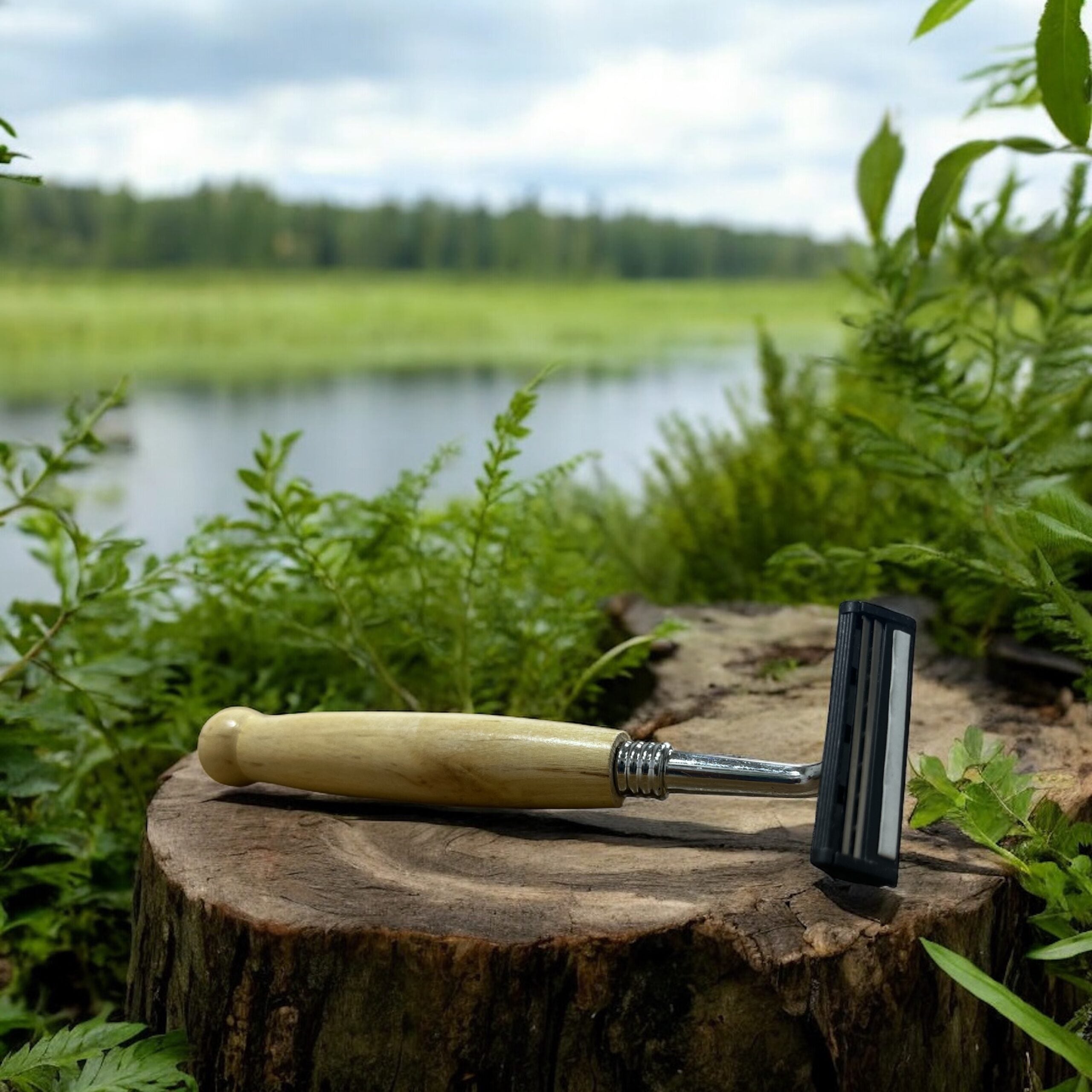 Bamboo Wooden Shaving Razor (pack of 1) EcoEarthOne