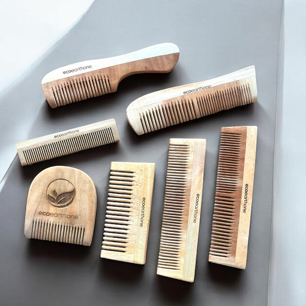 Neem Wood Combs Kit EcoEarthOne