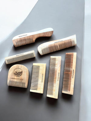 Neem Wood Combs Kit EcoEarthOne