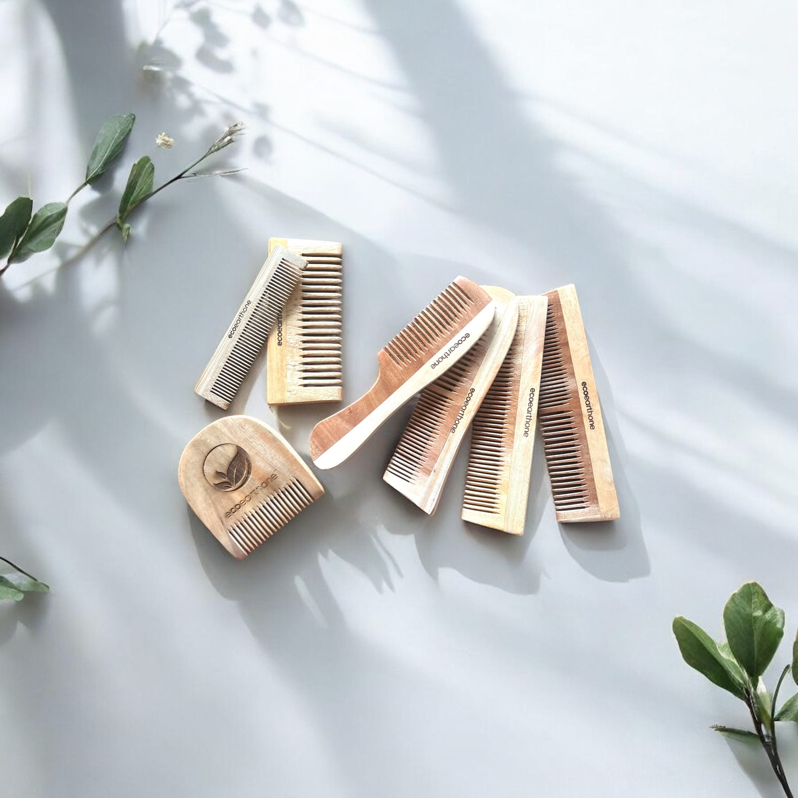 Neem Wood Combs Kit EcoEarthOne