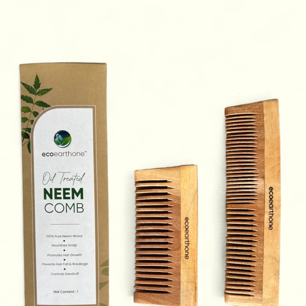 Neem Wood Comb (pack of 2) EcoEarthOne